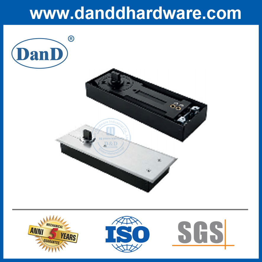 Frameless Glass Door Hardware Floor Spring Hinge Hydraulic Door Closer