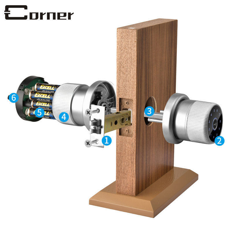 Multiple Unlock Electronic Digital Password Keyless Entry Secure Durable Wireless Intelligent Smart Door Lock