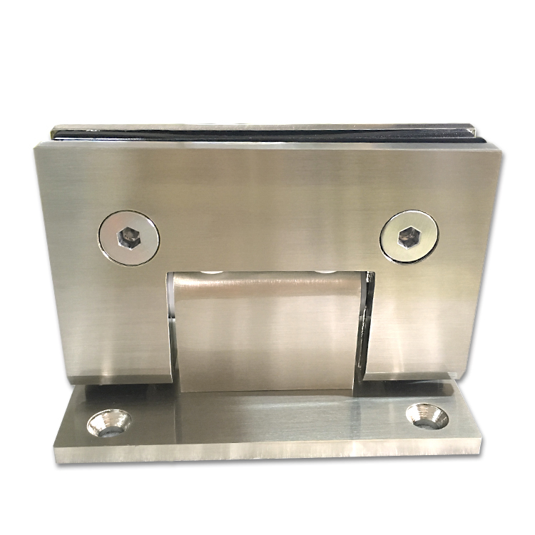 Bathroom Accessories Frameless Shower Room Door Stainless Steel 304 Clamp Fitting Factory Glass Clamps Hardware Price Sanitary Ware Closing Brass Pivot Hinge