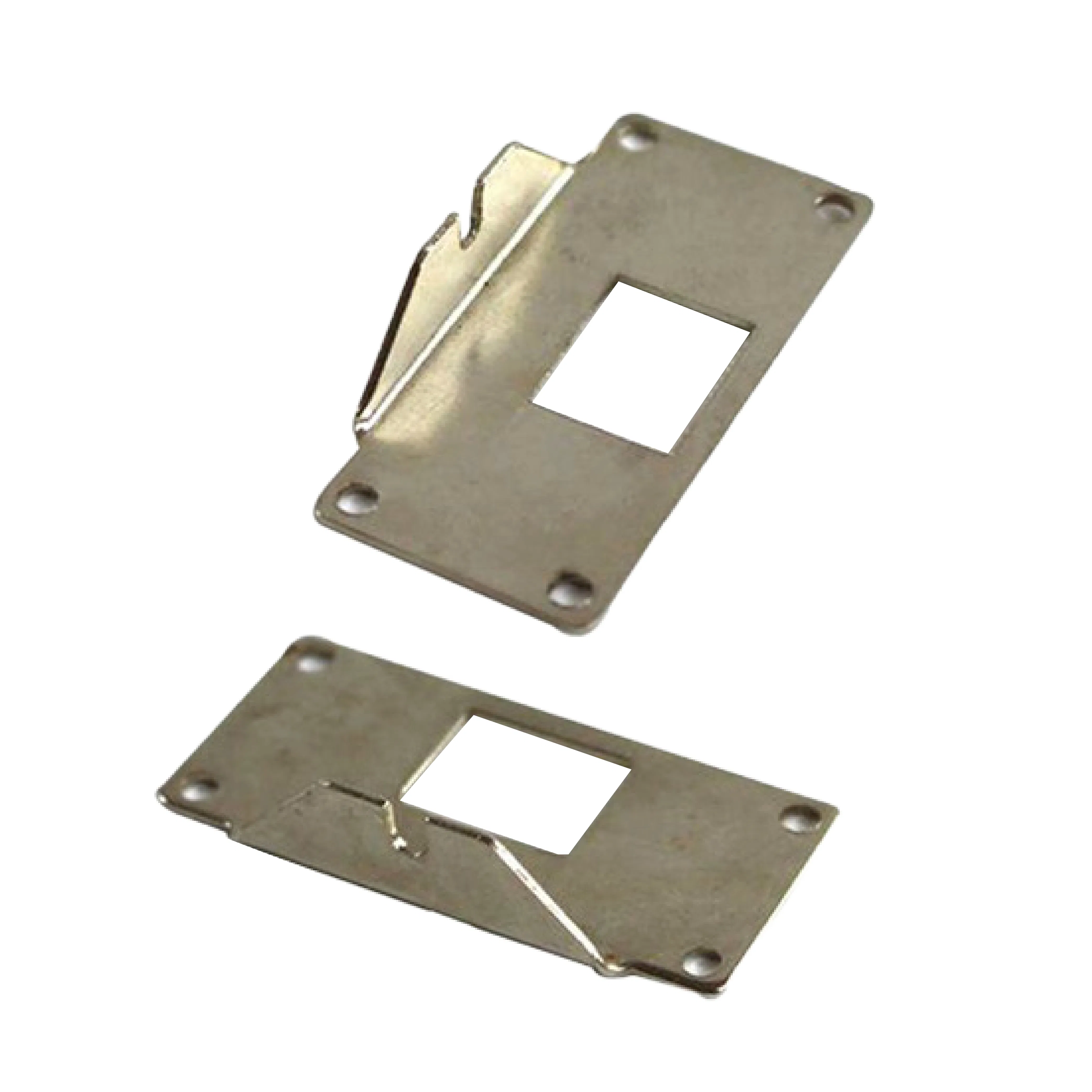 Non-Standard Copper Alloy Stamping Fabrication with Bending Laser Cutting for Lighting Emergency Exit Signs UL 924 Certified