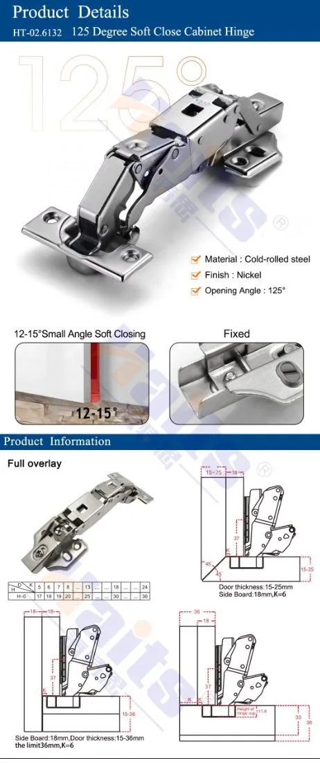 Soft Close Cabinet Hinge Display