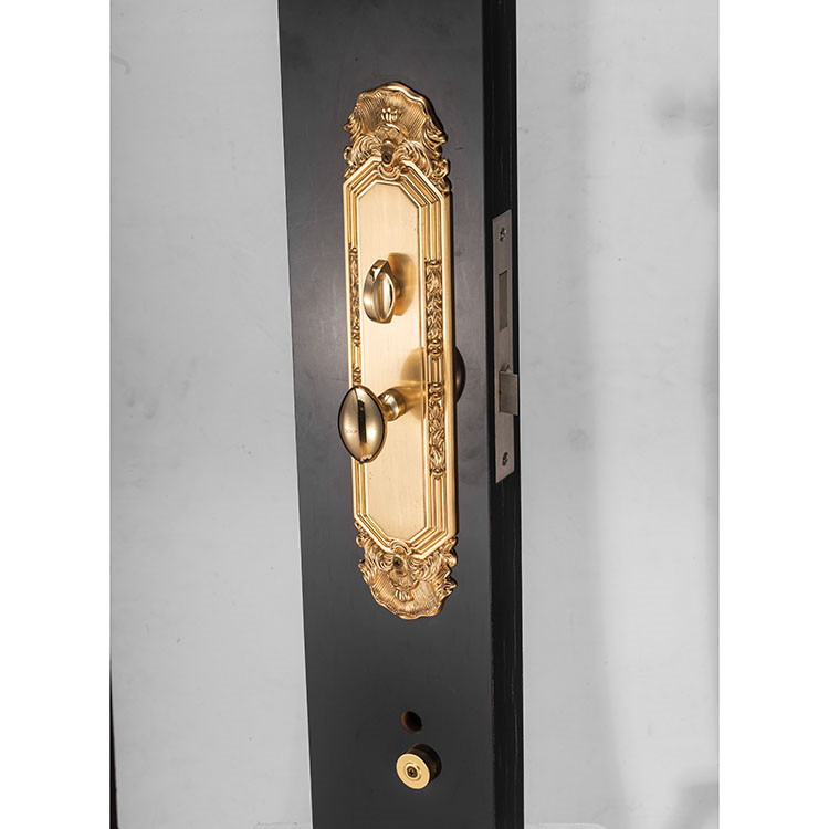 Luxury Safety Zinc Alloy Solid Keys Handle Mechanical Door Lock