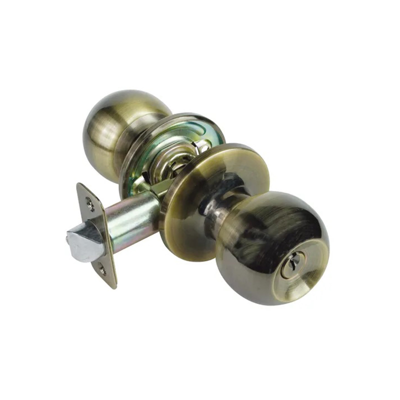 Room Interior Spherical Stainless Steel Door Handle Entrance Cylindrical Mechanical Door Lock