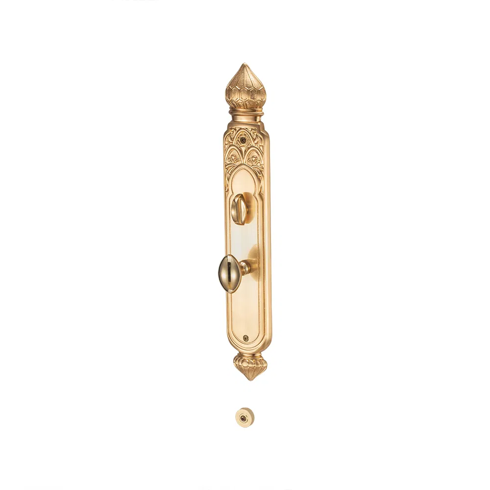 Golden Safe Zinc Alloy Solid Keys Handle Mechanical Door Lock
