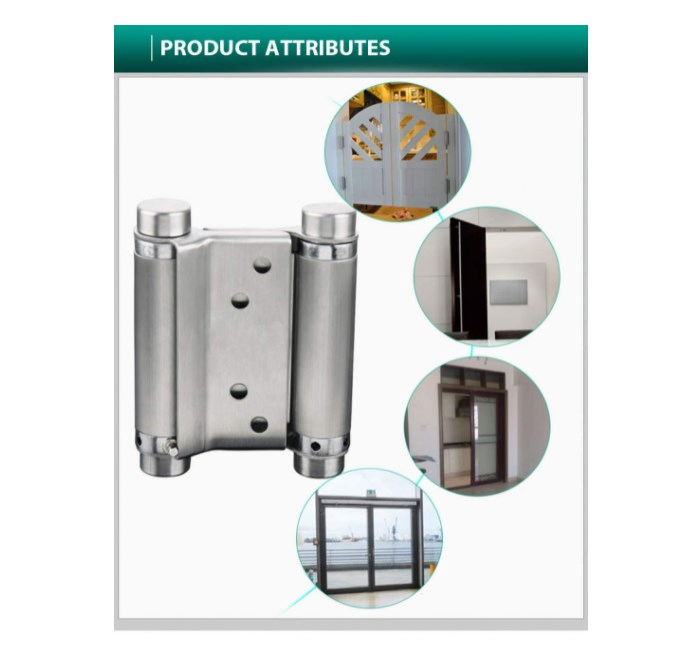 Stainless Steel Door Swing Self Closing Double Action Spring Hinges