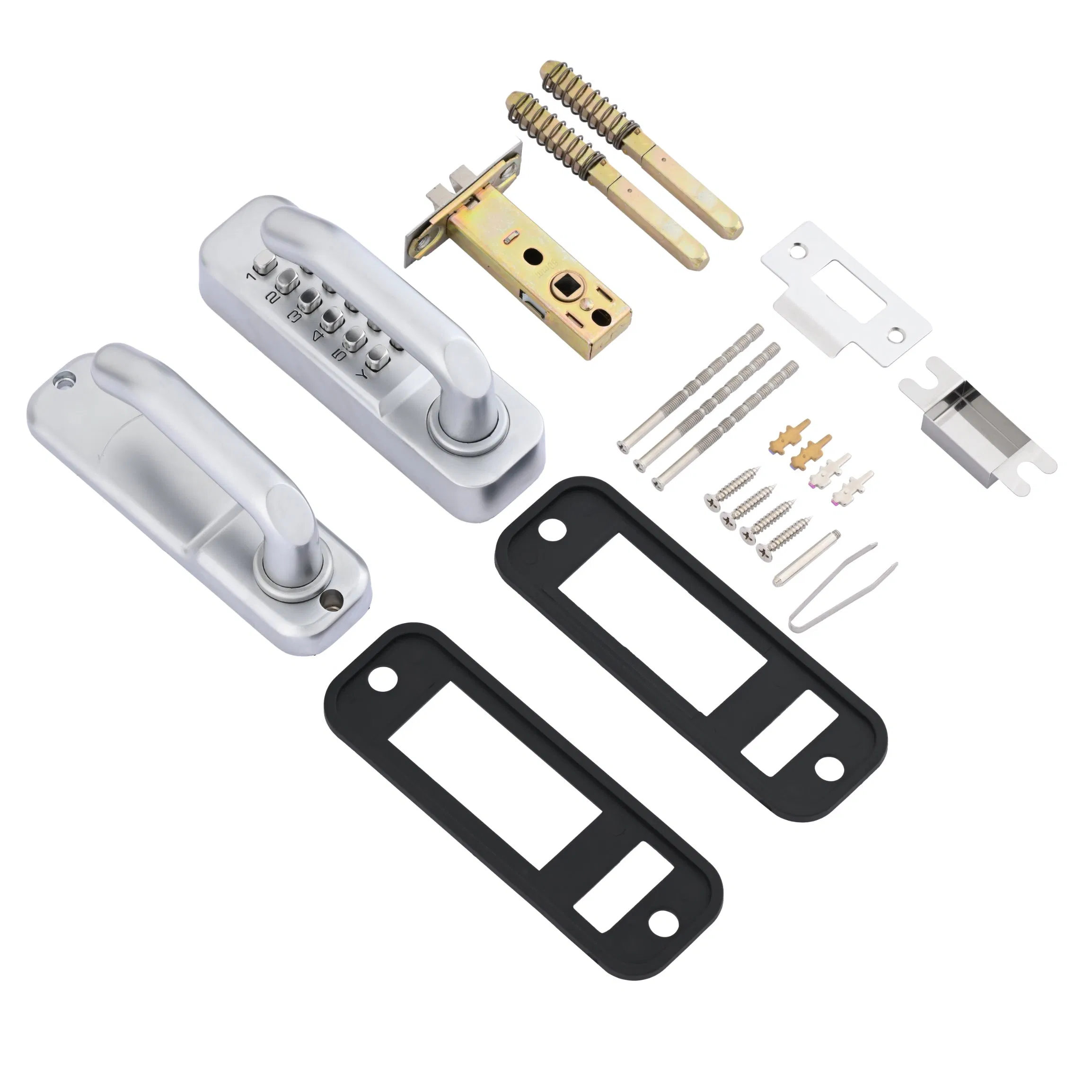 Waterproof Keyless Entry Password Deadbolt Lock Outdoor Mechanical Pasd Door Knob Access Control Safes Push Button