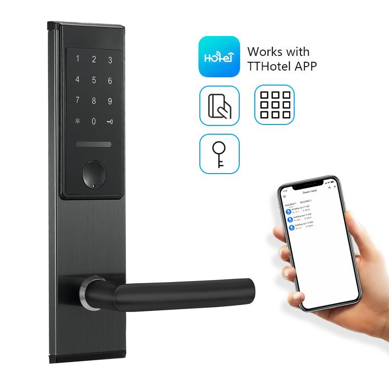 Keyless Entry Electronic Smart Bluetooth Door Lock with Ttlock APP