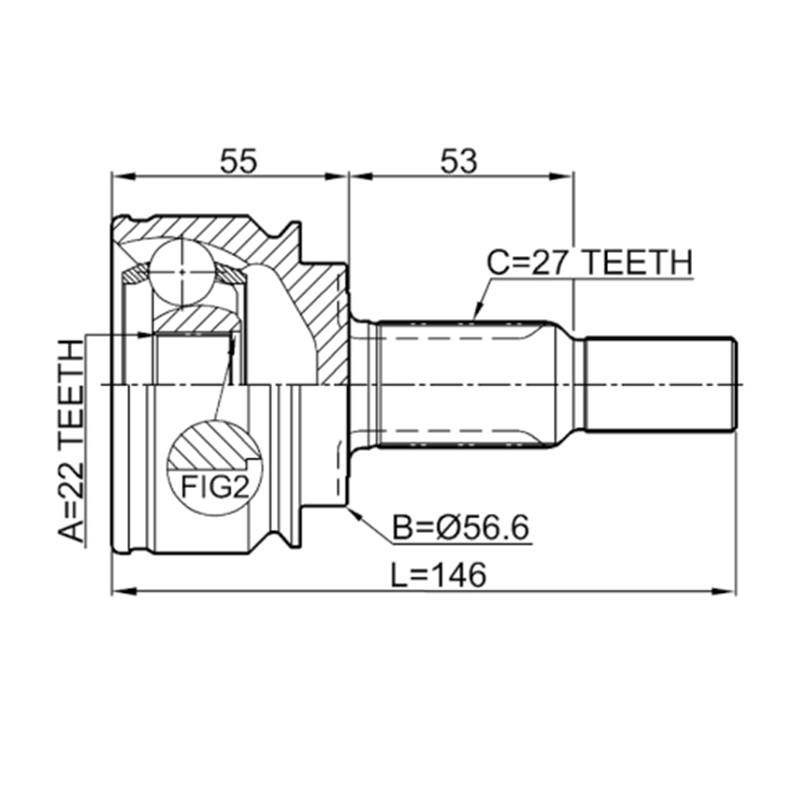 Factory Direct High Quality Low Price Auto Car Outer Drive Shaft CV Joints Kit 44101-81A00 44101-60b20 44101-84150 44101-64b10 44101-60g20 for Suzuki