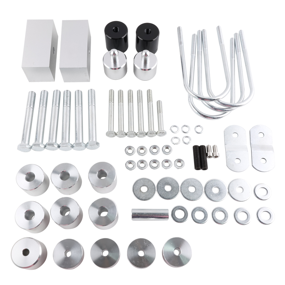AOSU Aluminum Raise Spring Coil Spacers Strut Shocks Absorber Truck Suspension Lift Kit for for Jumbo SUN S500 2WD 4WD