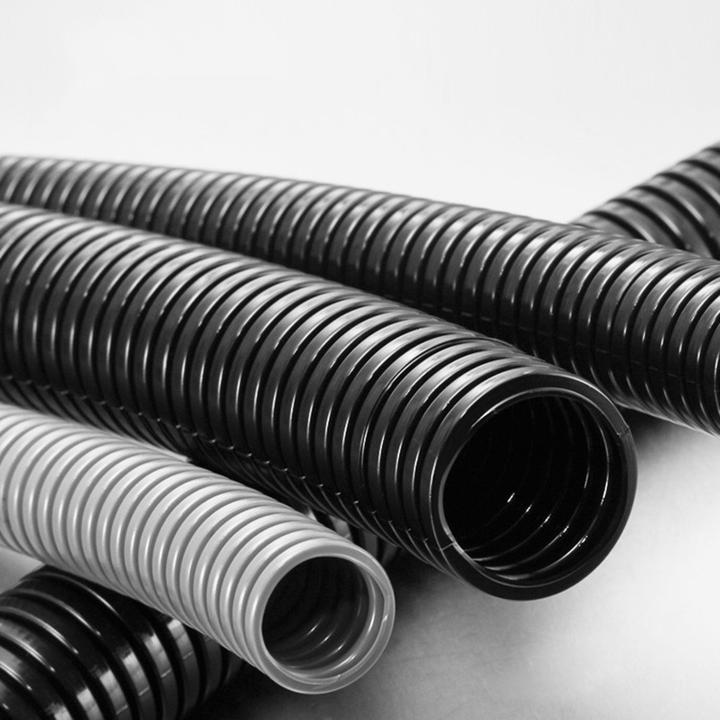 JAR Flexible Corrugated Tubes Conduits PP Polyethylene And PA Corrugated Pipe Cable Conduit Cooling Water Hose