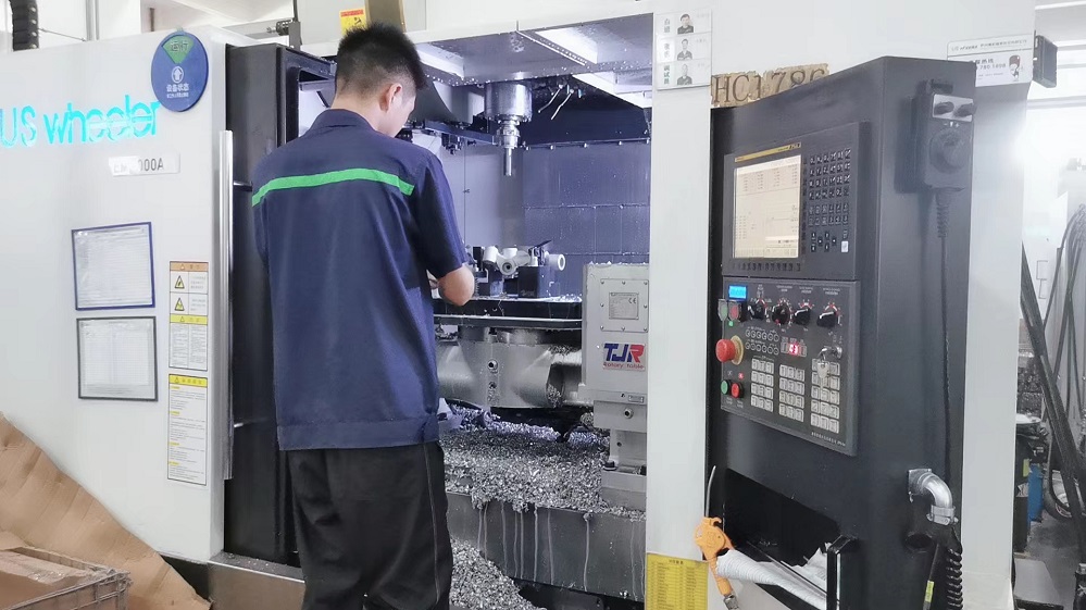 CNC Machining Center for complex multi-axis automotive part manufacturing
