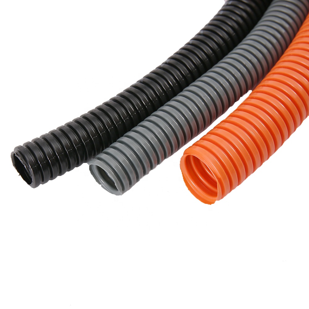 Manufacturing Low Smoke No Halogen Nylon Flexible Corrugated Conduit High Temperature Resistant Hose