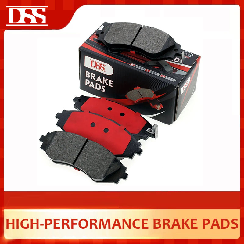Factory Wholesale Customized Automobile Passenger Low Dust Car Ceramic Semi-Metallic Disc Brake Pads for Toyota Honda Nissan