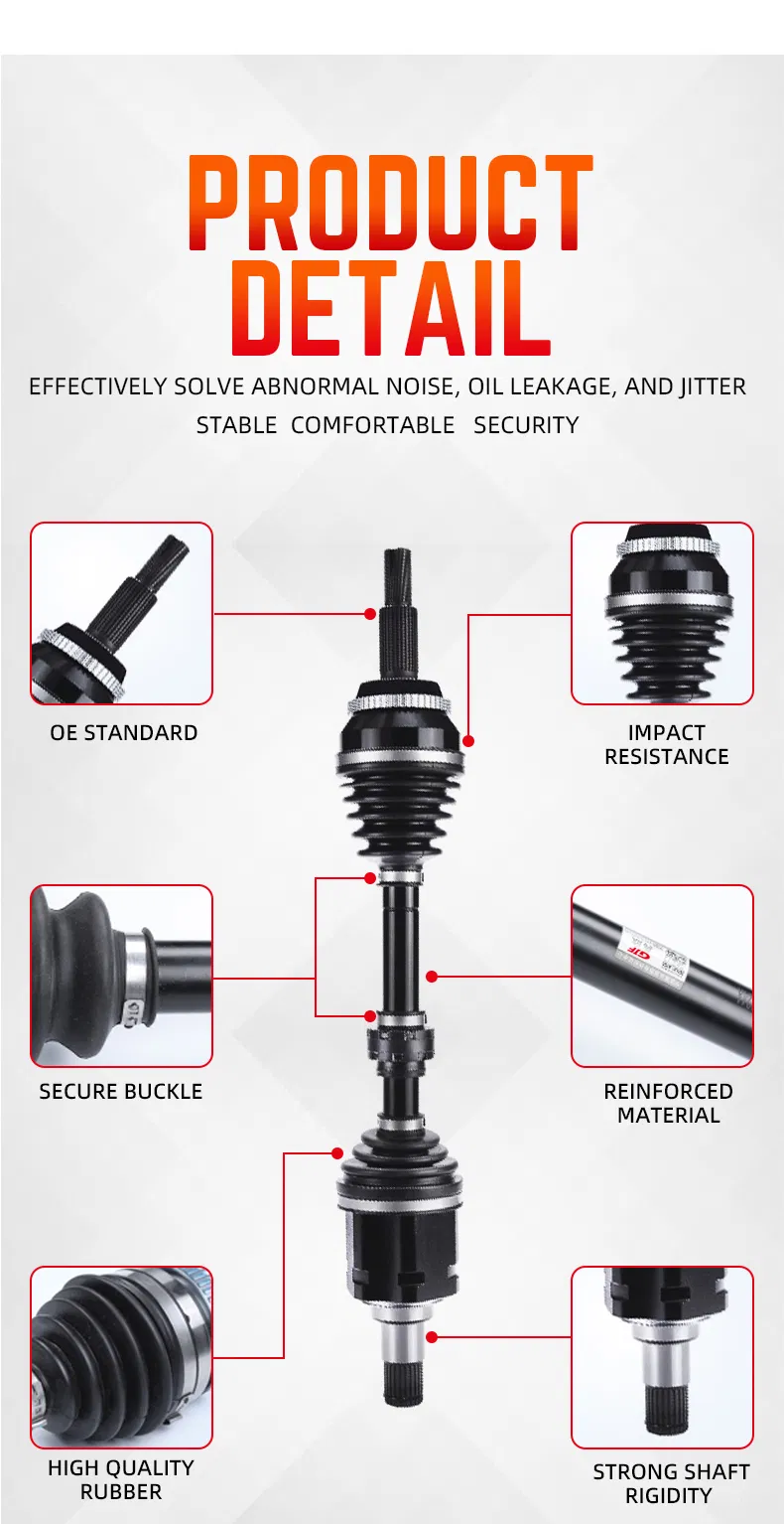 Gjf Brand Car Transmission CV Axle Shafts Front Axle Drive Shaft for Buick Gl8 2.4 3.0 2011-2016 C-GM065-8h