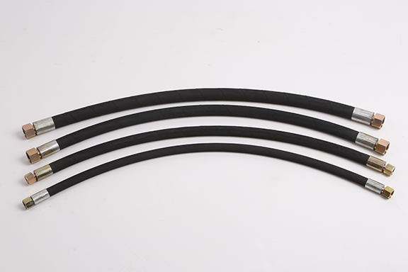 Hydraulic Hose Assembly With Fitting Rubber Hose