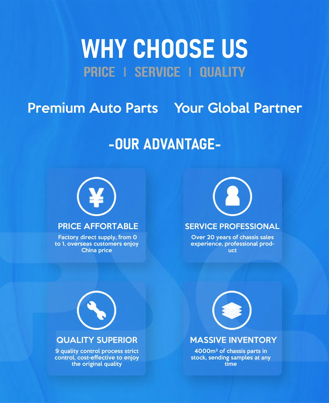 Our Advantages Infographic