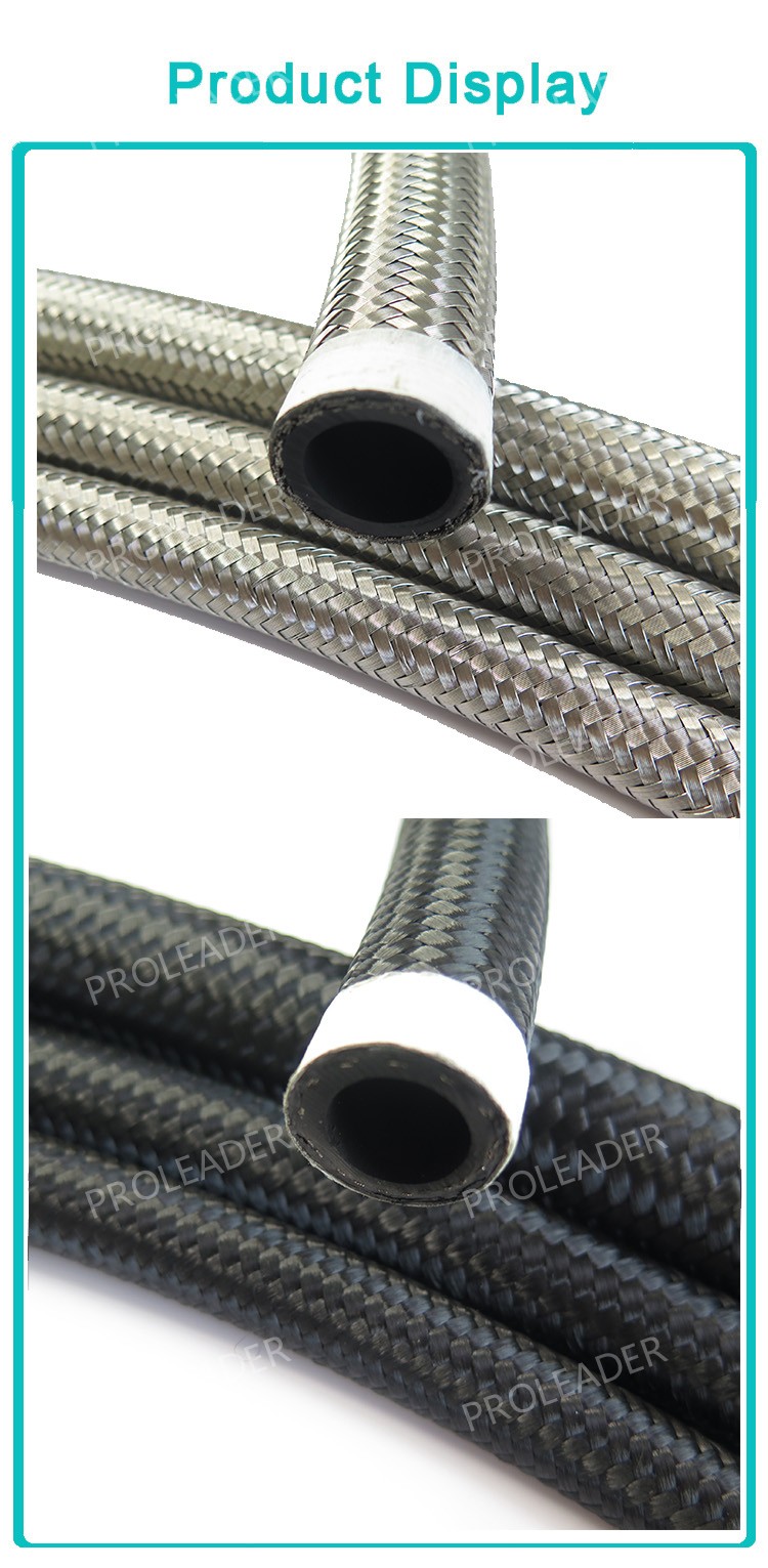SAE J1532 Stainless Steel Braided Race Fuel Line Fittings