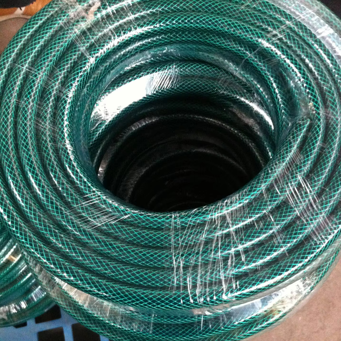 1/2" Braided PVC Garden Hose For Car Washing Irrigating Wall Mount CE/RoHS Certified Adjustable Pressure 3-25Bar 5M-100M Length