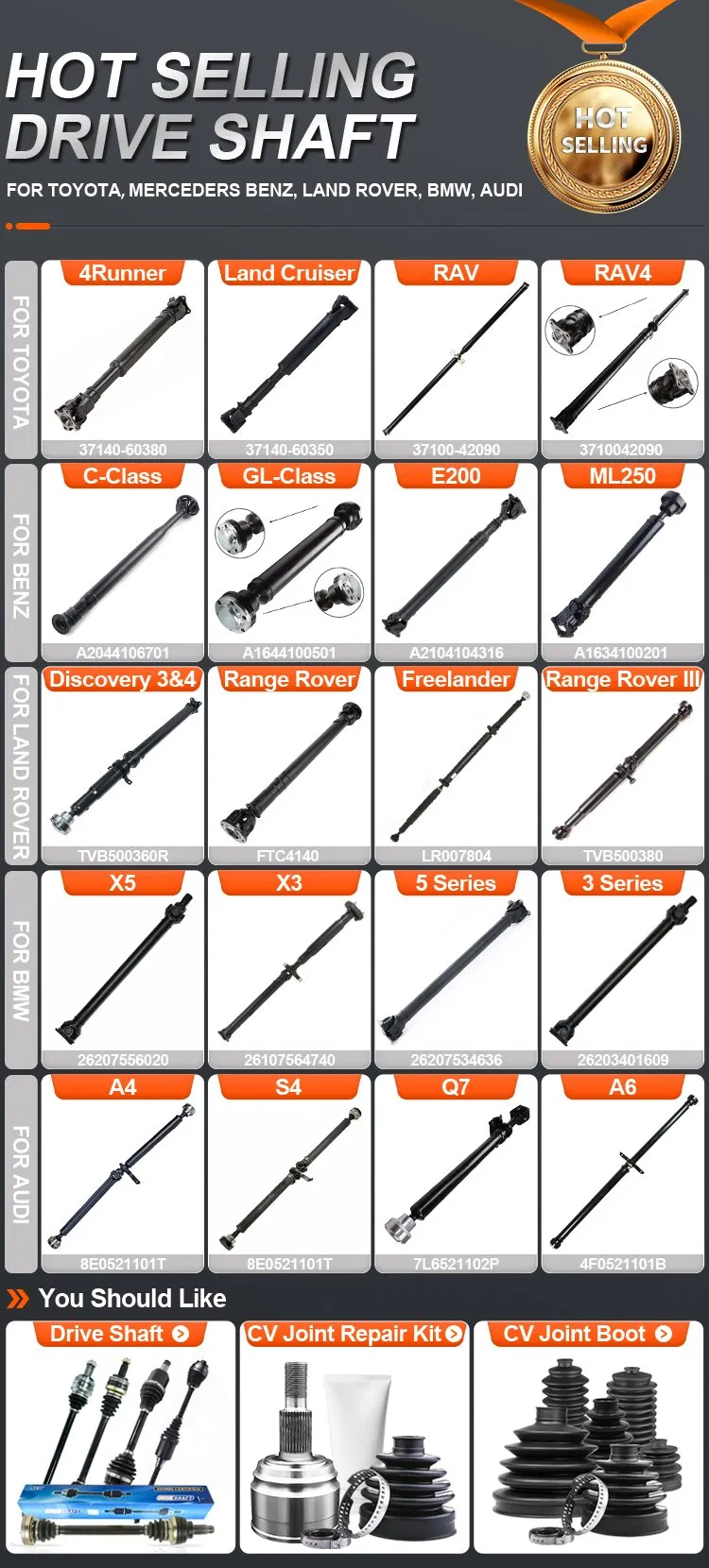 Driveshaft Display 1
