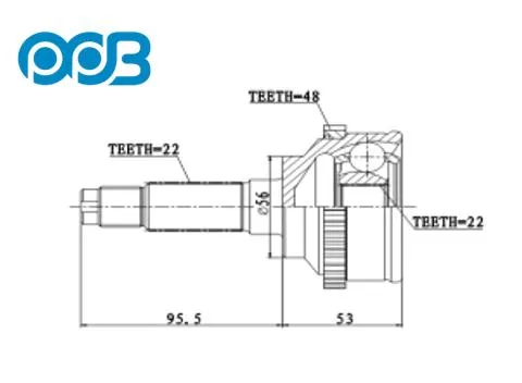 Drawing of Driving Shaft