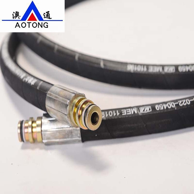 Hydraulic Hose Assembly With Fitting Rubber Hose