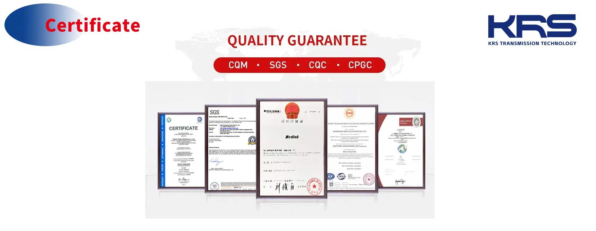 Quality Certifications