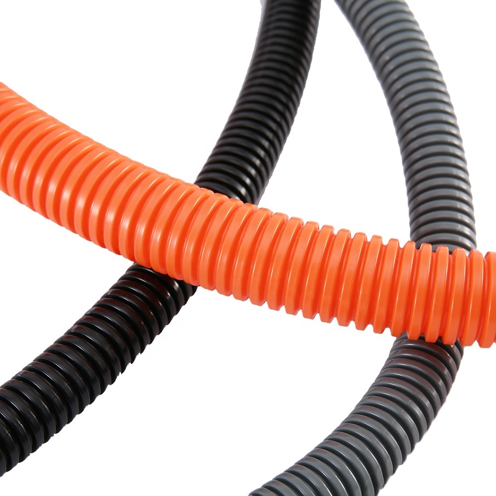 Manufacturing Low Smoke No Halogen Nylon Flexible Corrugated Conduit High Temperature Resistant Hose
