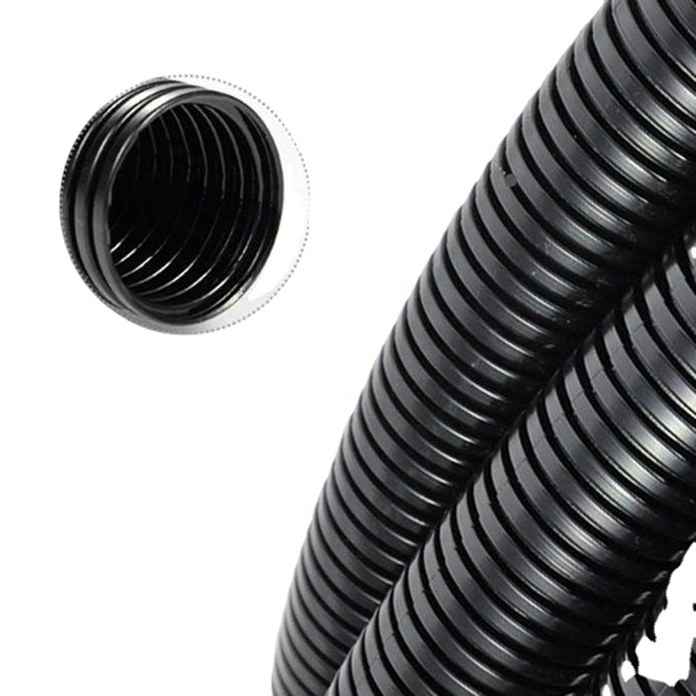 Manufacturing Low Smoke No Halogen Nylon Flexible Corrugated Conduit High Temperature Resistant Hose