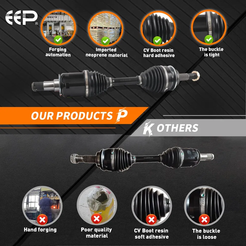 Eep Car Spare Auto Parts Front CV Axle Drive Shaft for Toyota Nissan Honda Mazda Mitsubishi Car Axle C. V. Joint