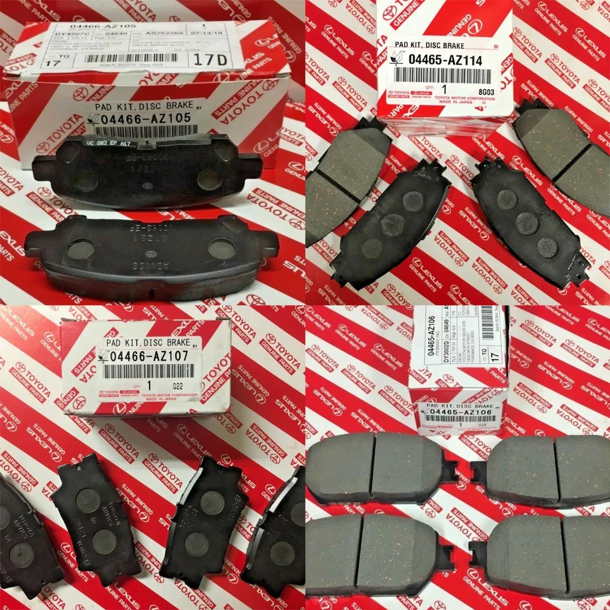 Best Quality Famous Original Factory Spare Parts Anti-Wear Non Asbestos Brake Pads for KIA Hyundai Daewoo South Korean Automobiles