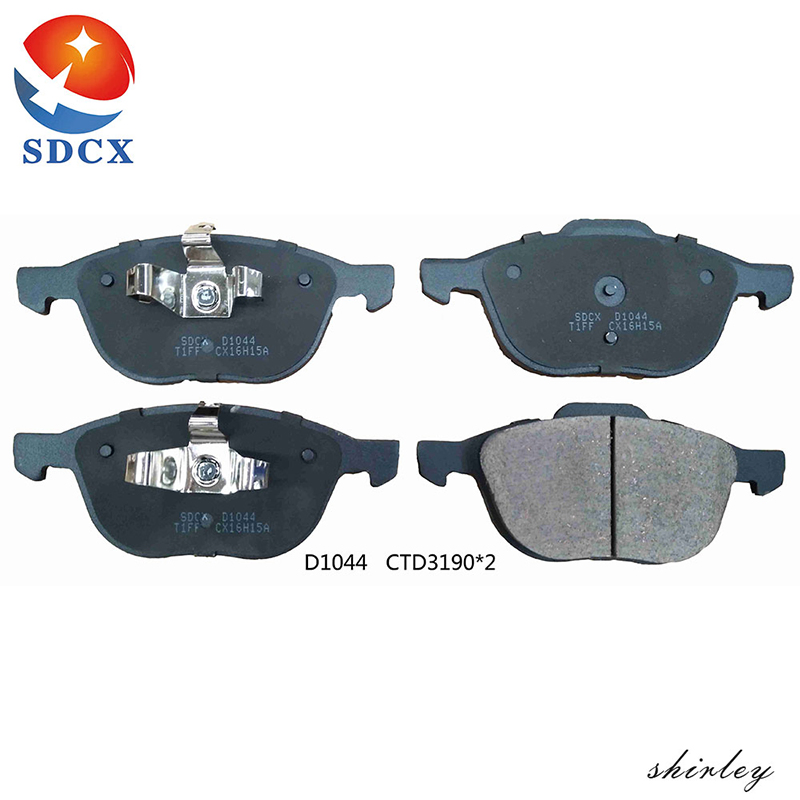 Sdcx 1223682 D1044 China Factory Automobile Ceramic Disc Front Brake Pads for Volvo