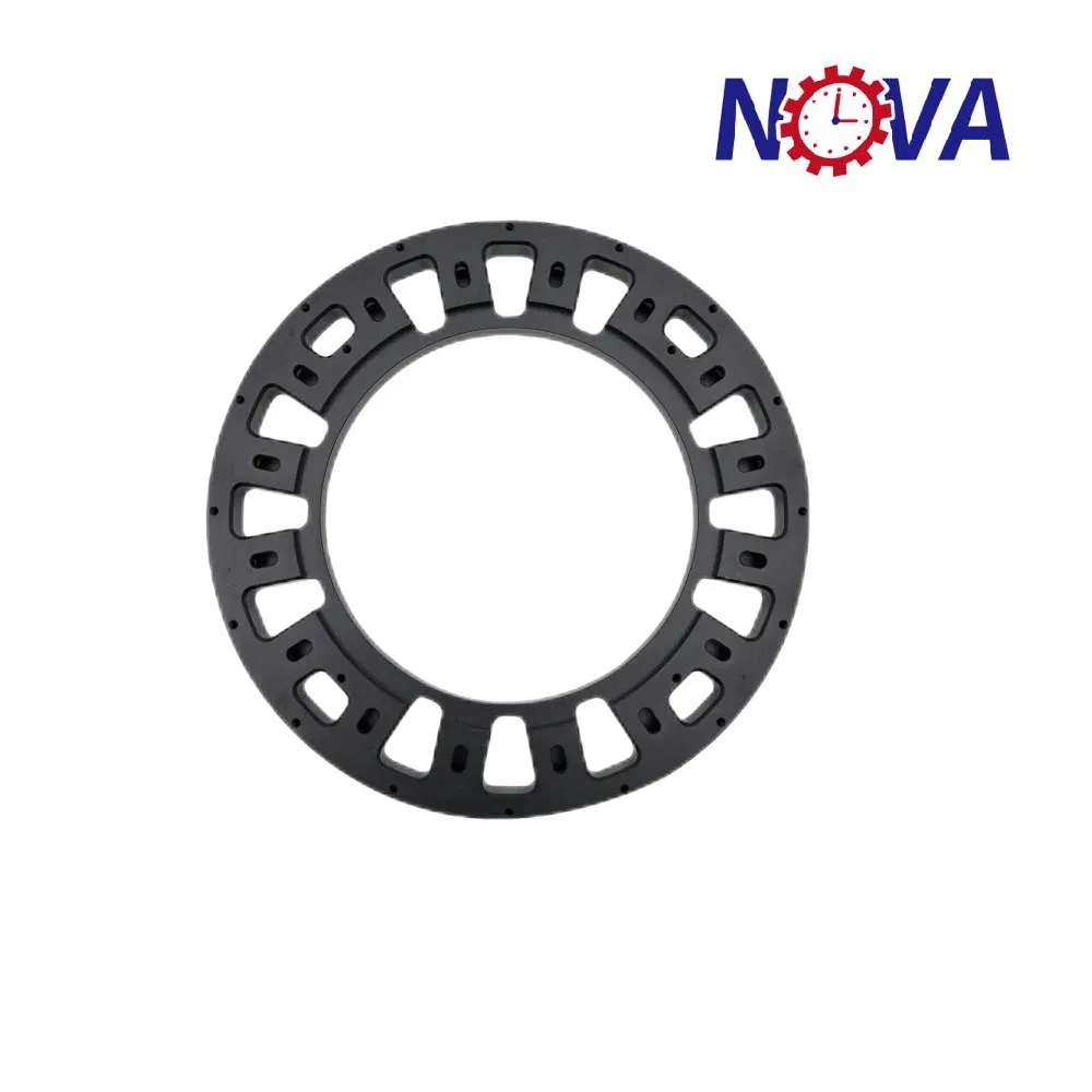 Custom Designed High Quality Black Round Steel Gasket and Automobile Vibration Damping Brake Pad
