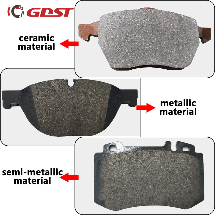 GDST D1436 D1436-8554 Front Automobile Brake Pads for Ascona