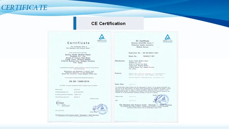 Certifications
