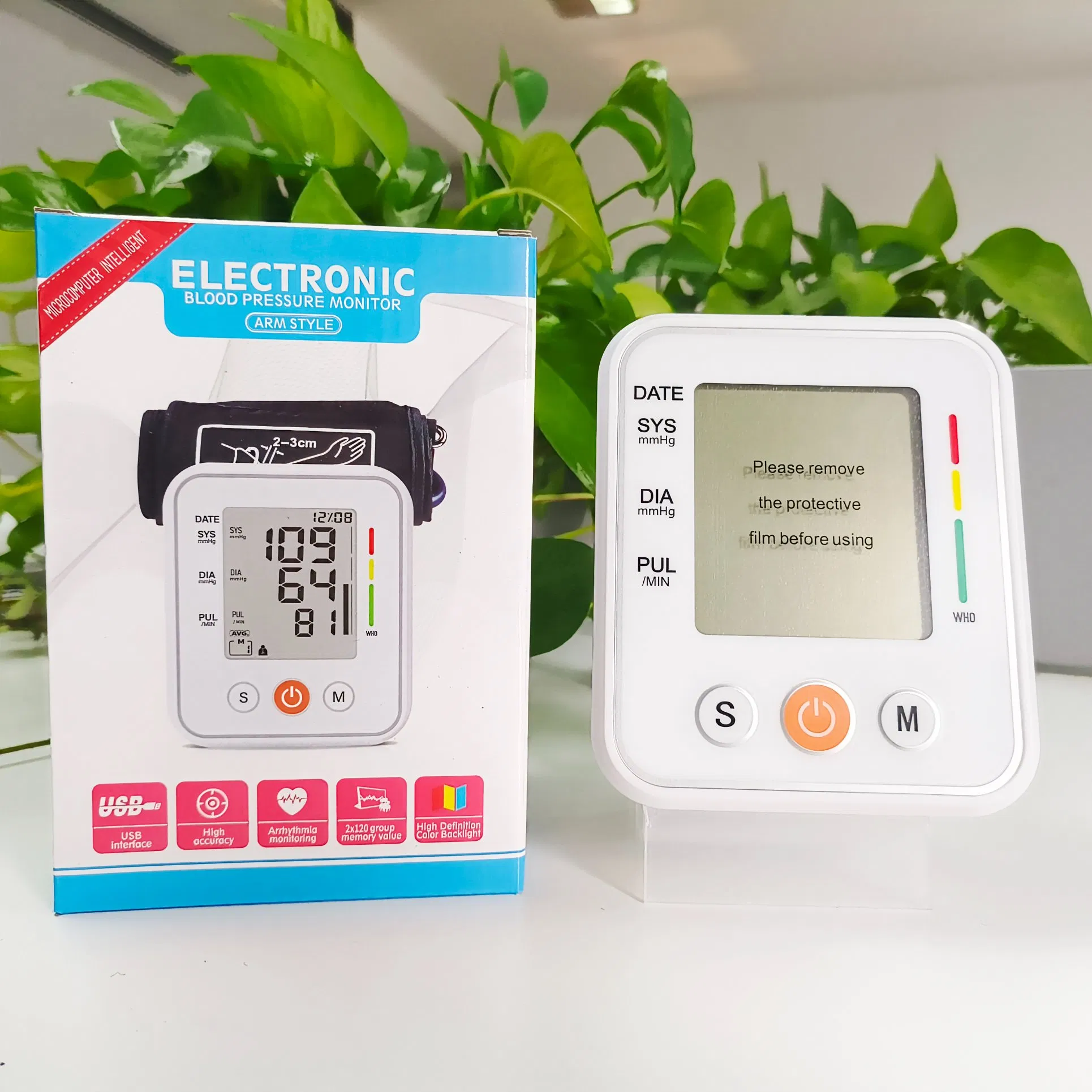 Digital Bp Testing Machine Manufacturer Electronic Upper Arm Smart Blood Pressure Monitor