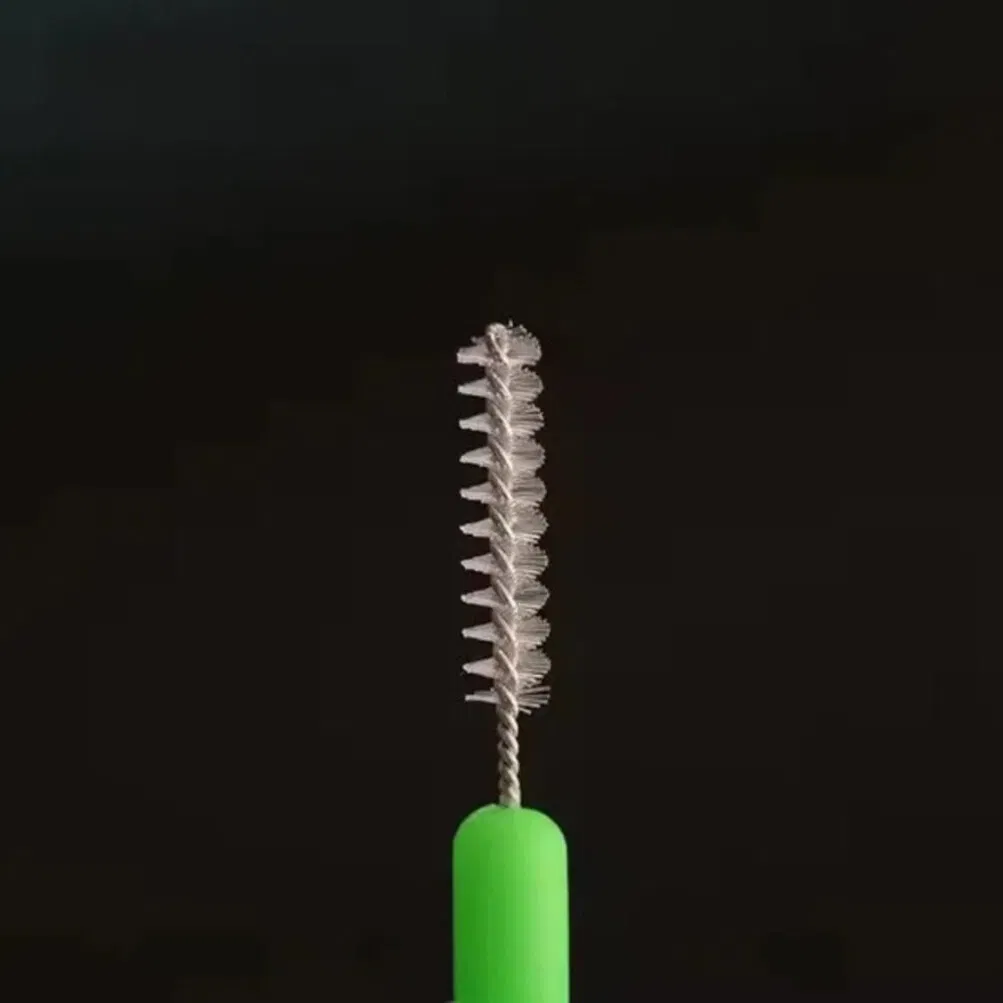 L Shape Interdental Brush for Orthodontic Patients Cleans Around Wires and Brackets