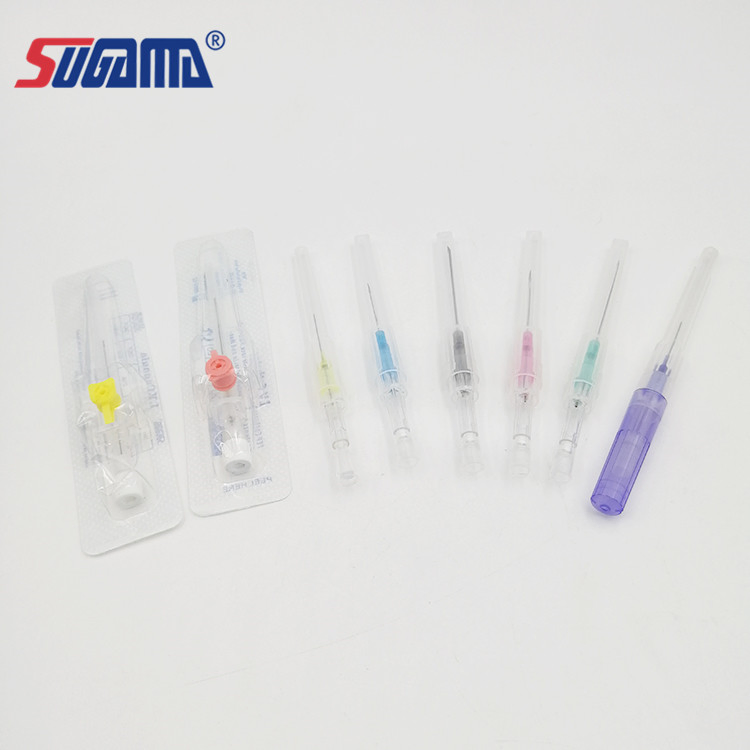 Hospital Consumables of Surgical Safety Different Sizes and Different Color Types IV Cannula with Wing Injection Port