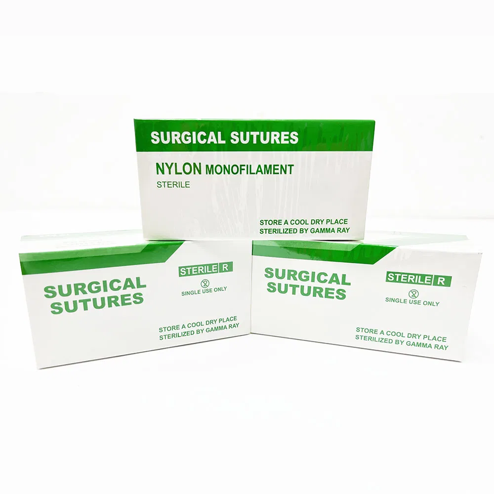 Surgical Suture Kit Polyglycolic Acid PGA Surgical Suture with Needle for Medical Wound Closure and Healing Use
