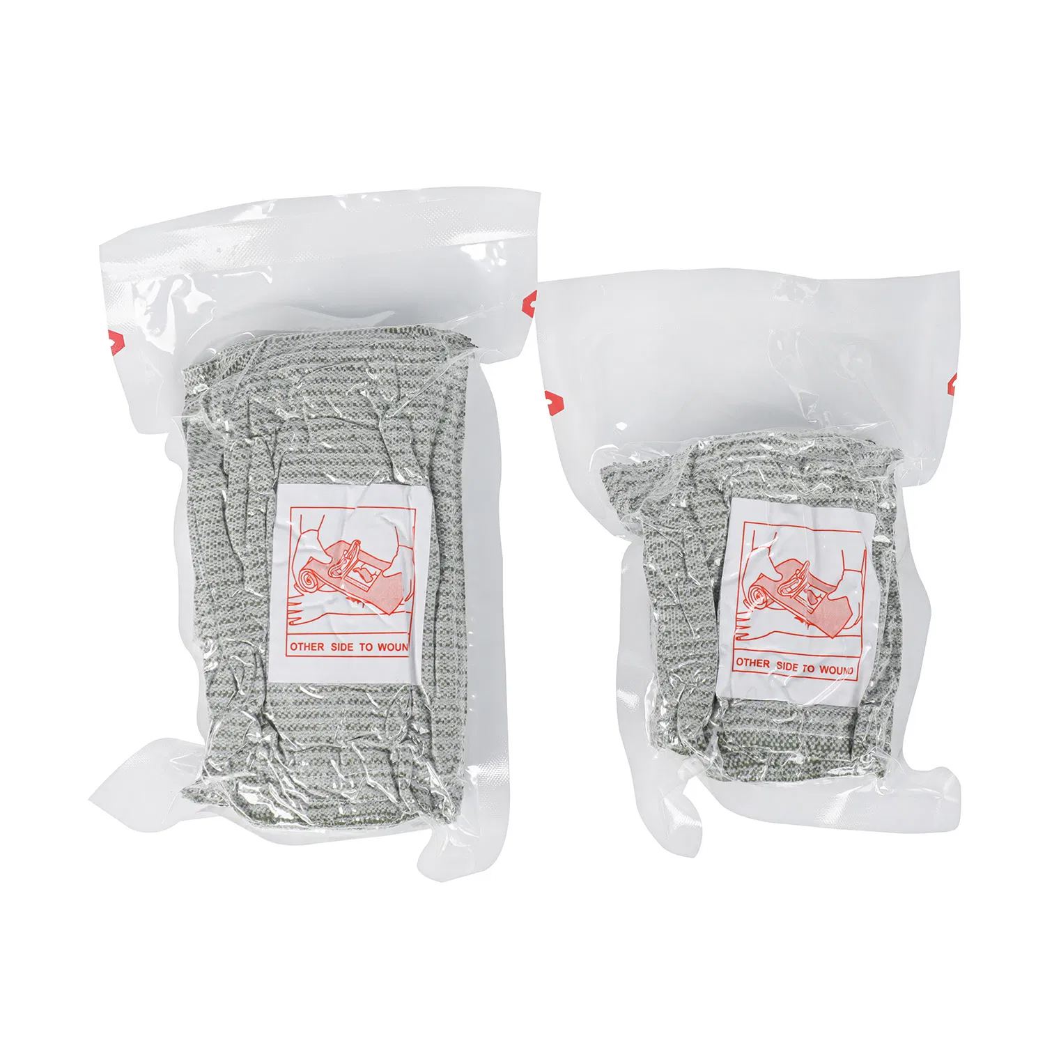 Israeli 6 Inch Emergency Bandage Compression Trauma Pressure Wound Dressing Sterile Vacuum-Sealed Packaging for Bleeding Control, Medical Trauma Kit