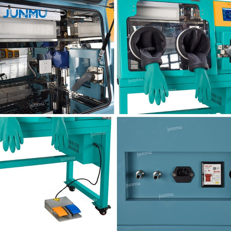 Junmu 80L 380L High-Efficiency Anaerobic Workstation for Microbial Cultivation, Food Testing, Medical Labs and Environmental Monitoring