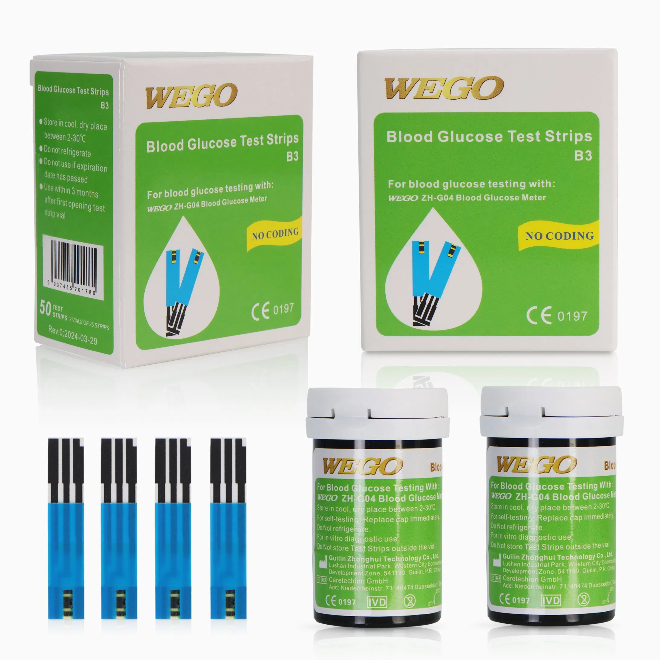 Wego Electric Glucometer Blood Glucose Testing Equipment Glucose Meter Monitoring