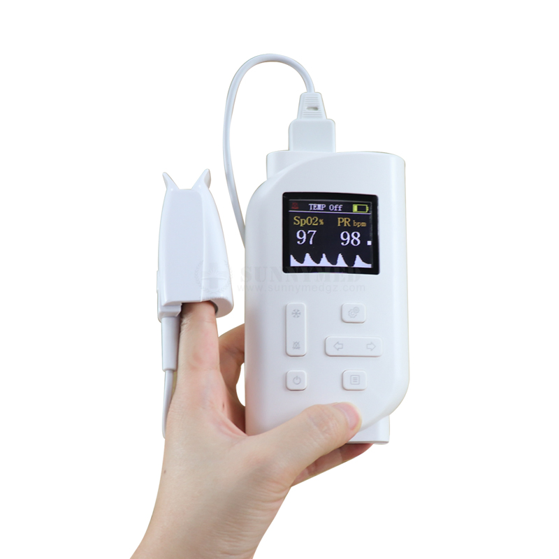 Sy-C017c Medical Equipment SpO2 Monitor Finger Pulse Oximeter for Testing The User Oxygen Saturation
