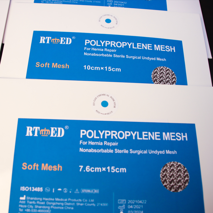 Polypropylene Surgical Hernia Mesh Medical Consumables for Repair Surgery