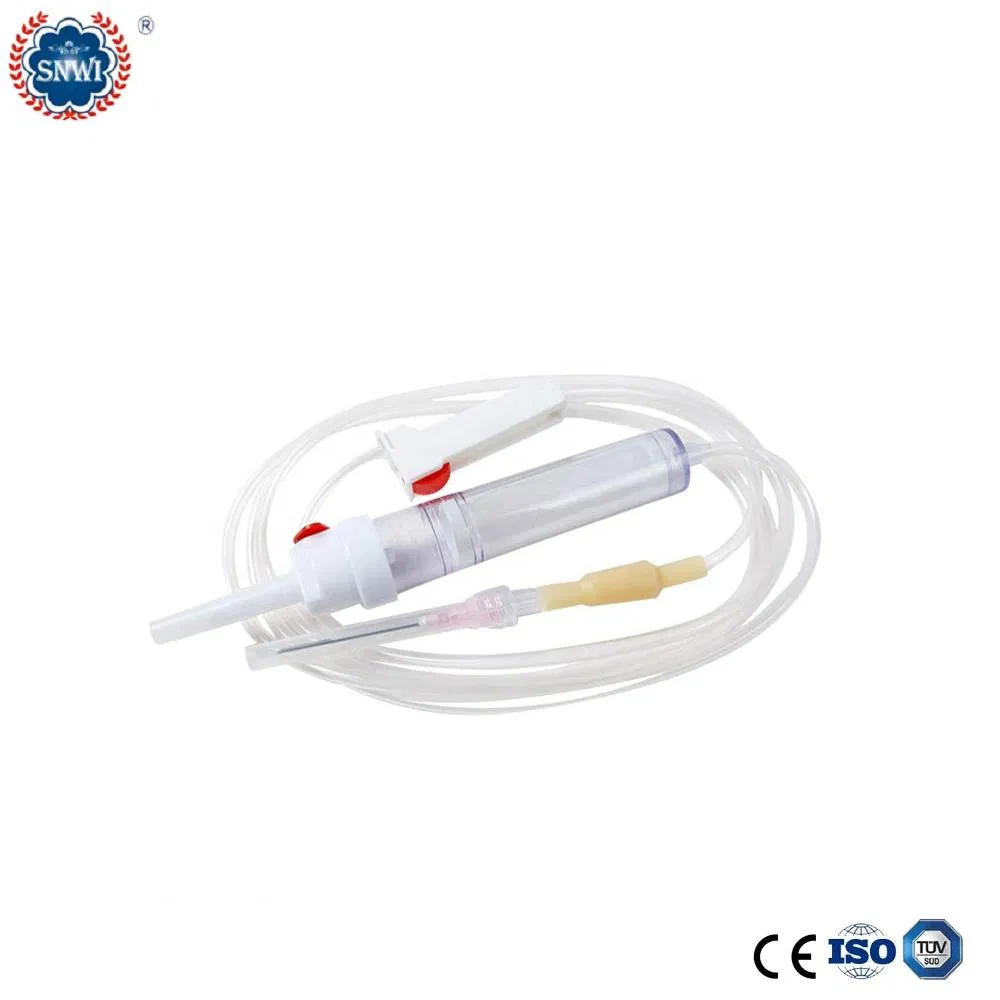 Disposable Medical Products Sterile IV Infusion Vein Blood Transfusion Set with Filter