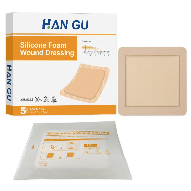 Silicone Foam Dressing Angle 2