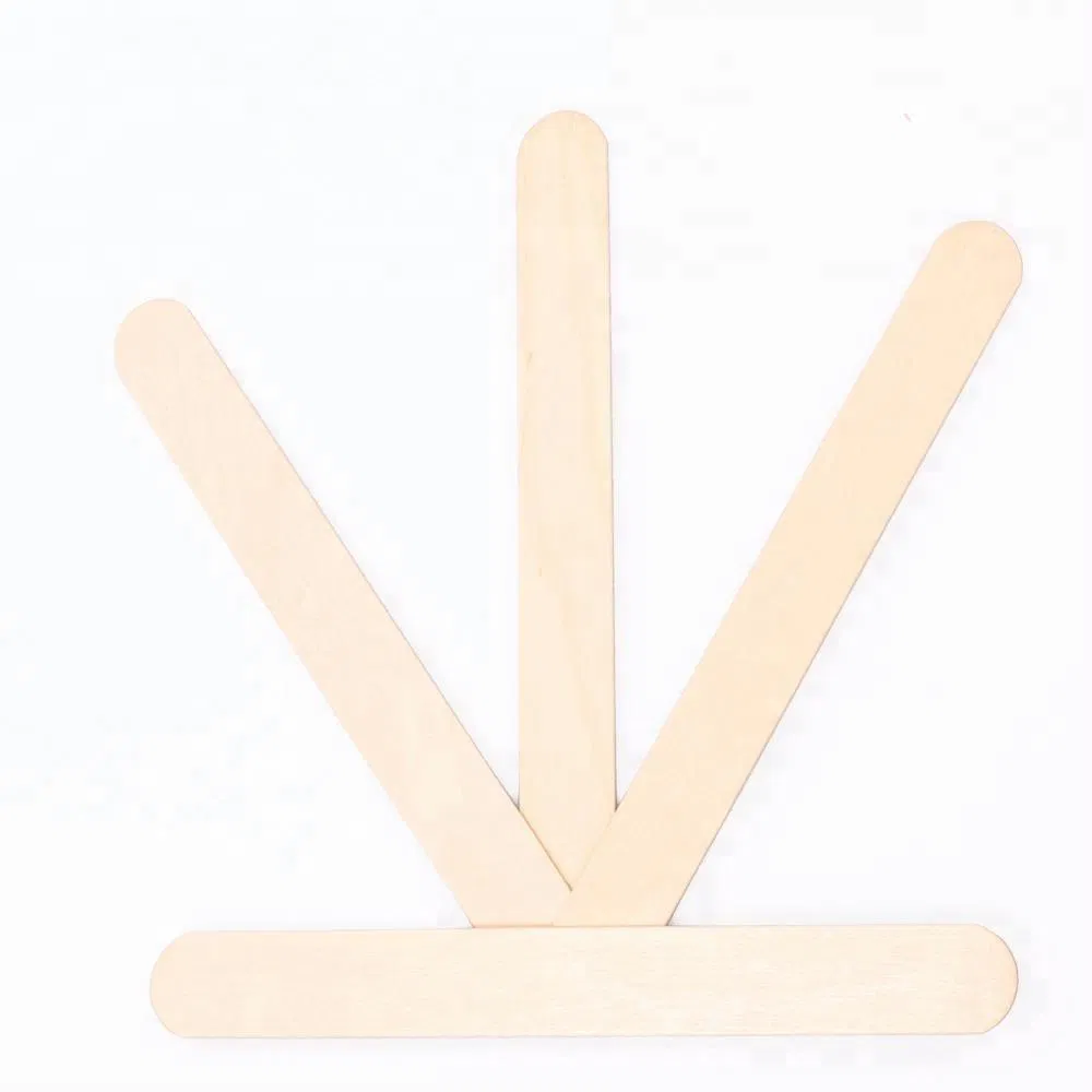 HD9 - Medical Packaging Sterile 150 * 18 * 1.6mm Wooden Disposable Tongue Depressor