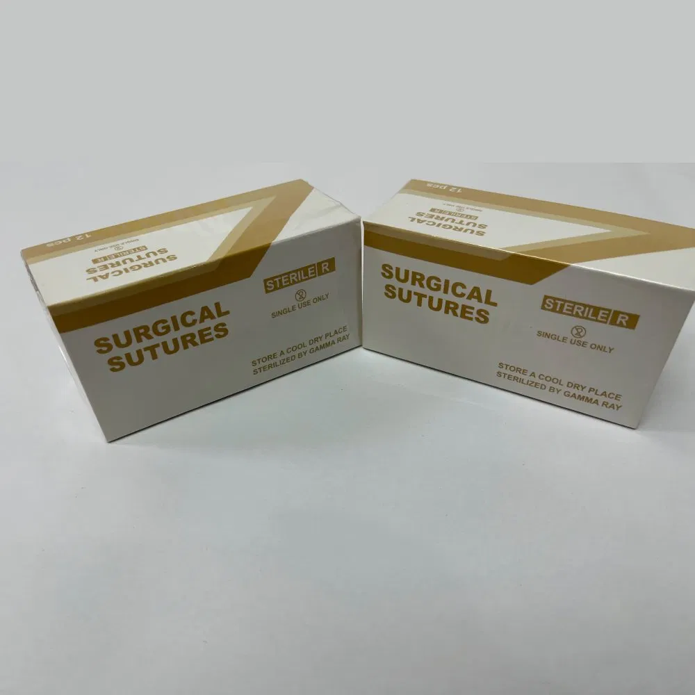 High Quality Surgical Suture Kit with Needle and Thread for Efficient Medical Wound Closure