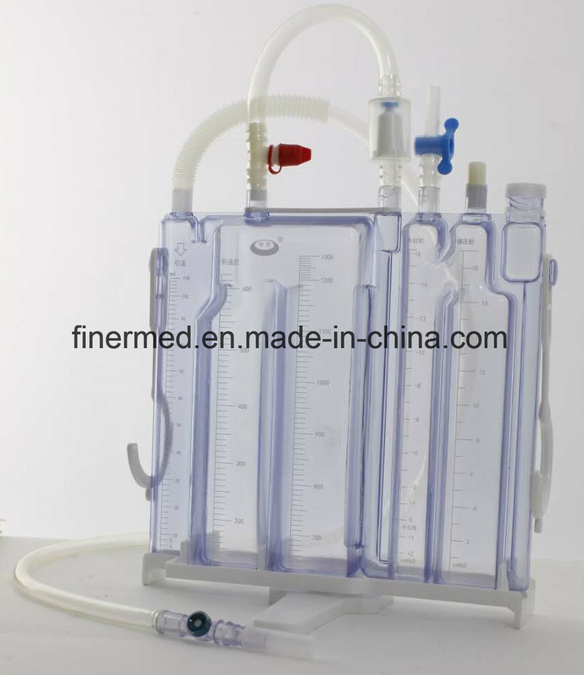 Water Seal Vacuum Negative Pressure Thoracic Chest Drainage Chamber System