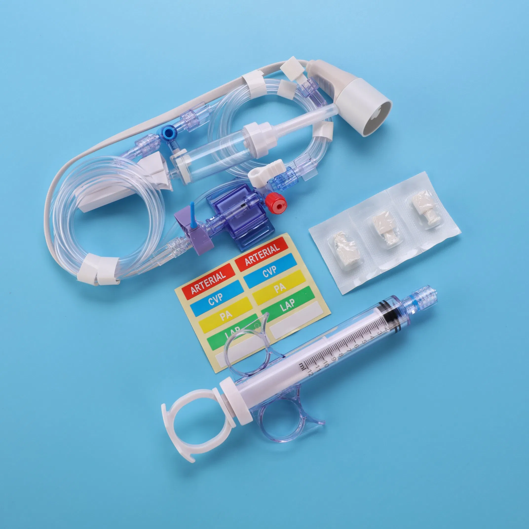 Disposable Invasive Blood Pressure Transducer Kit-Different Type IBP Medical Consumables