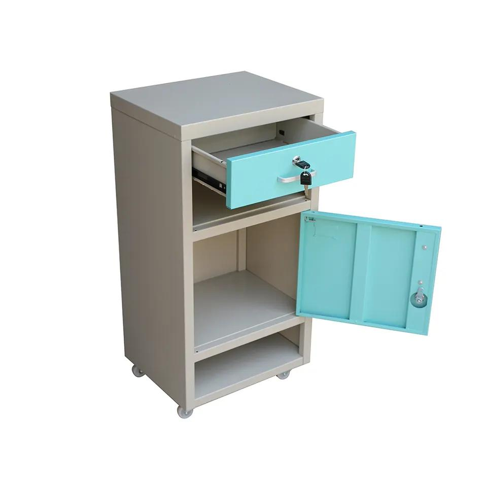 Hospital Medical Bedside Locker ABS Plastic Bedside Cabinet